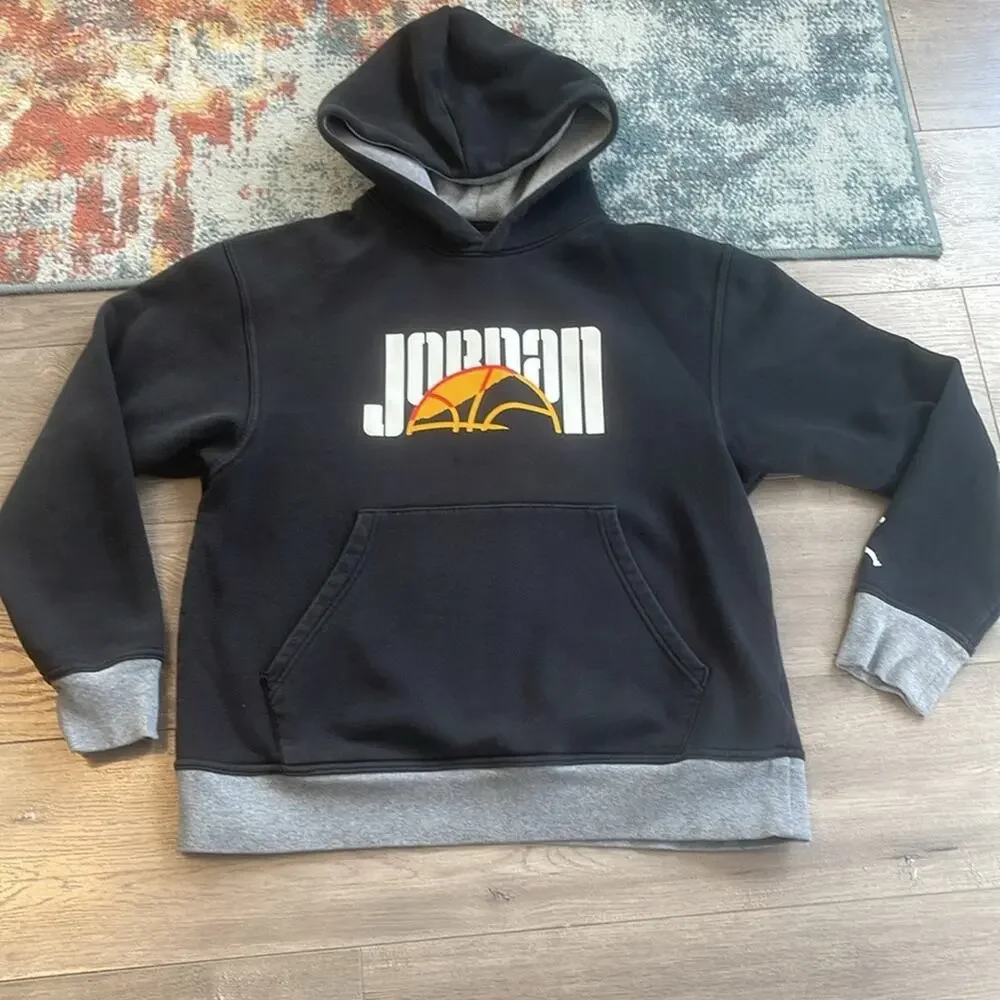 Nike air jordan size medium sport DNA fleece hoodie sweatshirt